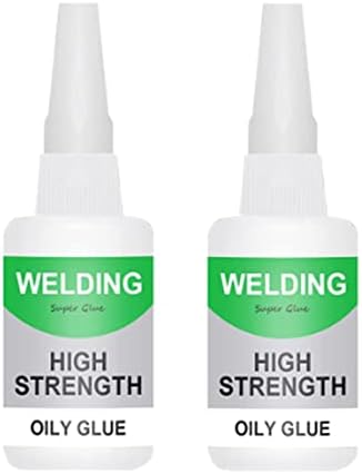 Welding High Strength Oil Based Glue, Universal Super Glue Gel, Clear Glue, Crazy Craft Glue for Wood, Plastic, Metal, Leather, Ceramic (2 PCS)