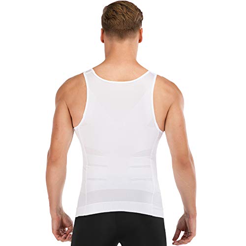 Mens Compression Shirt to Hide Gynecomastia Moobs Slimming Body Shaper Vest2
