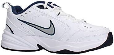 Nike Men's Air Monarch IV Cross Trainer, White/Metallic Silver/Midnight Navy, 11.0 Regular US | Image 5