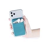 3-Pack-Phone-Card-Holder-Stretchy-Lycra-Stick-on-Wallet-Pocket-Credit-Card-ID-Case-Pouch-Sleeve-3M-Adhesive-Sticker-for-Back-of-iPhone-Samsung-Galaxy-Android-Smartphones-Dark-GreenBlue-GrayBlack