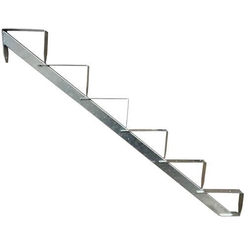 Monte-escalier en bois extérieur 6 marches pour terrasse 110cm