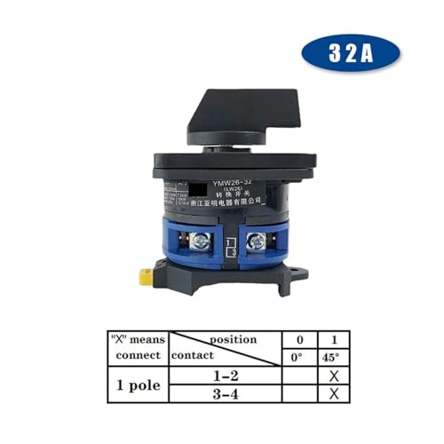 Interrupteur à cames rotatif résistant aux arcs électriques 690V inverseur LW26 - 3