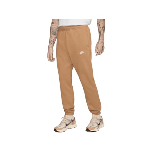 Nike Sportswear Club Fleece Men's Pants (BV2737-224, Flax/Flax/White)
