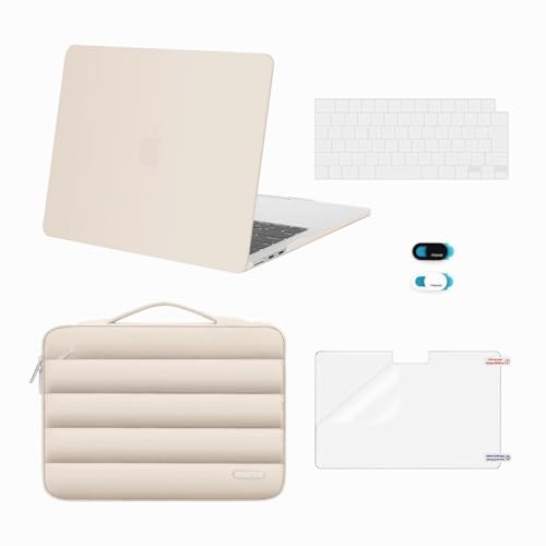 MOSISO �Ή��@�� MacBook Air �P�[�X 13�C���` 2026 M5 M4 M3 M2�`�b�v 2025-2022���� A3449 A3240 A3113 A2681�A�Ή��@�� MacBook Air 13.6�C���` (�v���X�`�b�N)�n�[�h�V�F