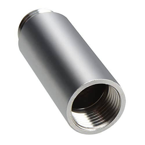 Mairuker Shower Head Extension Tube Pipe Fittings Adapter G1/2 Male To G1/2 Female Thread 60Mm Length Stainless Steel Round Shower Arm Extension Cast Fitting Coupler 1Pcs #TOP1