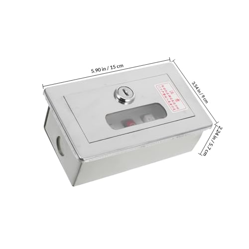 Boîtier de commande Gatuida en acier inoxydable robuste pour porte coupe-feu