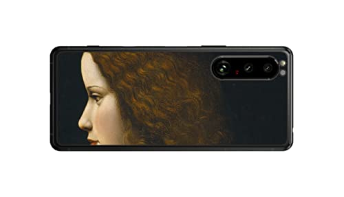 ClearView(�N���A�r���[) Sony Xperia 5 III�p �w�� �ی� �t�B���� ���� �v�����g �_�E���B���` �Ⴂ�����̏ё��i ���I�i���h�E�_�E���B���` Leonardo da Vinci �j