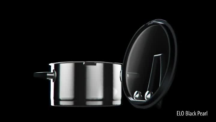 ELO Premium Black Pearl Stainless Steel Kitchen Induction Cookware