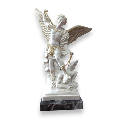 DIMENSIONI: Altezza di 25 cm circa, dimensioni ideali per essere esposta su mensole, altari domestici, scrivanie o come elemento decorativo in ambienti sacri e residenziali