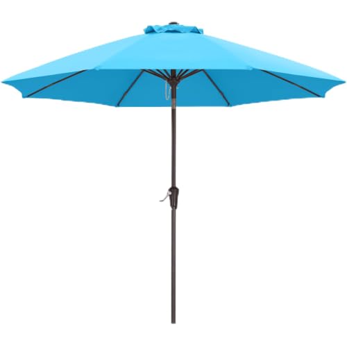 Image of ABCCANOPY 10FT Patio Umbrella Outdoor 8 Ribs Table Umbrella(Aquamarine)