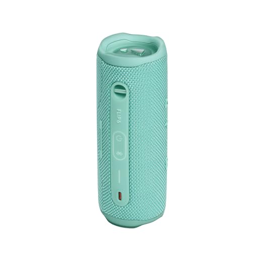 Image of JBL FLIP 6 Waterproof Portable Speaker Bundle with gSport Silicone Sleeve (Teal)