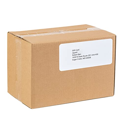 2" X 4" Shipping Address Labels For Laser & Inkjet Printers, 250 Printable White Sticker Labels Compatible With Avery 5163 8163, Permanent Adhesive Mailing Labels (25 Sheets, 250 Labels) #TOP4