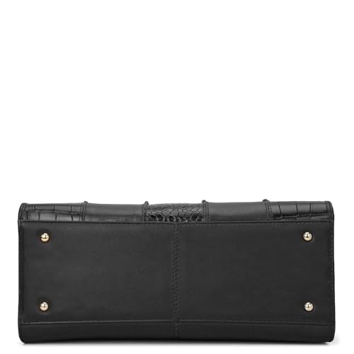 Image of Da Milano Leather Satchel Bag for Women (01742OL)