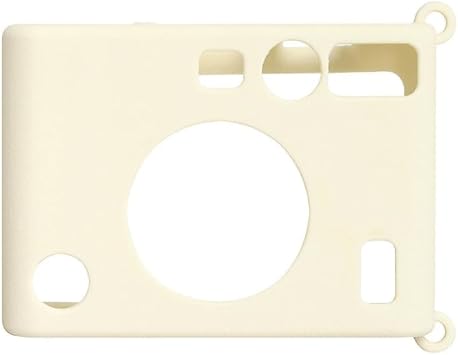 Mini EVO Case - Silicone Protective Case for Fuji Mini Instant Camera - Soft Rubber Lightweight for Fujifilm evo - greener white-1