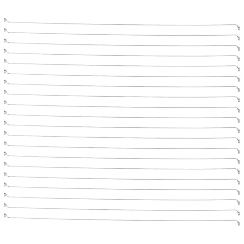 AMUSLESUR 20 Stück Käseschneiddraht aus Edelstahl Ersatzdraht für Käseschneider und Butterschneider 55 Zoll für Käse Schinken und Butter Küchenutensil für Präzises Schneiden