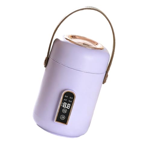 Olla de cocina eléctrica multifunción para guiso y gachas de avena para mantener el calor, cubo de sopa portátil para el dormitorio del hogar