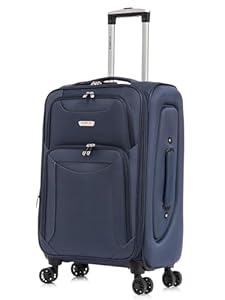 FLYMAX Cabin Carry on Flight Bag Approved Hand Luggage Case Hold Suitcase 55x35x20 Fits Ryanair Easyjet Jet 2 56x45x25