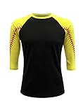 ILTEX Baseball Softball Raglan T Shirt Jersey Kids & Adult Unisex Mom Sports Athletic 3/4 Sleeve...