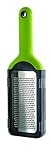 Simposh Fine Grater - Green/Gray Handheld for grating/zesting citrus fruit hard cheese garlic spice