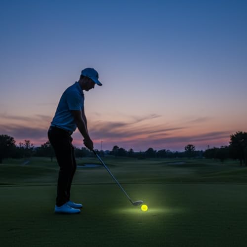 Volvik Vivid Twilight Glow-in-the-Dark Golf Balls 6-Pack