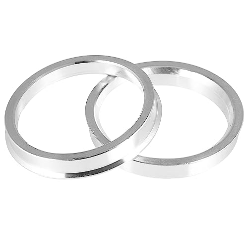 2pcs OD 73.1mm to ID 64.1mm Aluminium Alloy Car Hub Centric Rings Wheel Bore Center Spacer