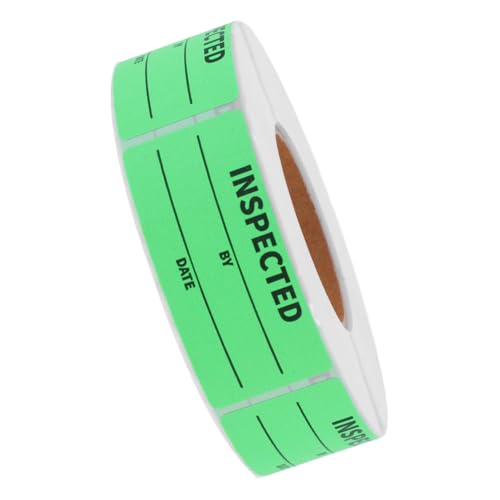 Cabilock 500/roll Inventory Labels Numbered Approval Stickers for Warehouse Management