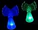 Starry Illuminate 2 PCS Solar Color Changing Fiber Wings Angel Style Garden Stake Light