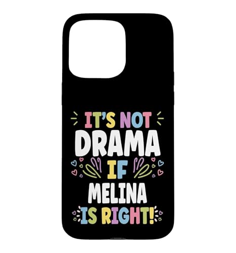 MELINA Personalized Women's Gift Custom MELINA �X�}�z�P�[�X iPhone 15 Pro Max �p