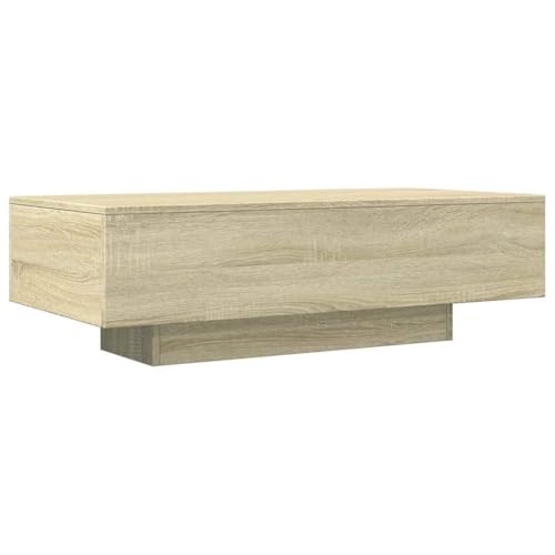vidaXL Table Basse chêne Sonoma 100x49,5x31 cm Bois d'ingénierie, Table d'appoint, Table de...
