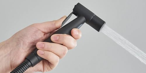 Grifo de bidé de acero inoxidable de diseño minimalista negro 6