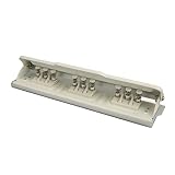 9 Hole Punch - White Manual Hole Puncher for A4/B5/A5/A6 Paper, 8 Sheet Capacity with Anti-Slip Base (11.6x2.6in)