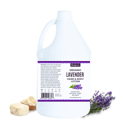 ibodycare Lavender Massage Lotion with Organic Shea & Grapeseed Oil - Multiple Sizes (Gallon)
