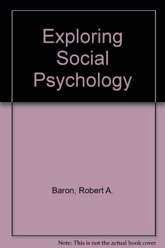 Exploring social psychology 0205076068 Book Cover