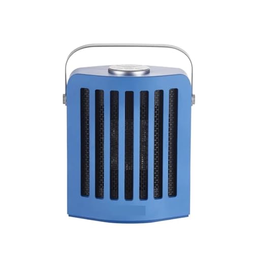 Calentador Eléctrico Calentador Portátil Soplador De Aire Hogar Invierno Calentador De Escritorio De Calentamiento Rápido For Invierno Calentador Portátil For Habitación FáCil De Usar(DEEP BLUE)