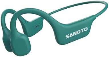 SANOTO Bone Conduction Headphones 5.0 Open Ear Headphones IPX7 Wa...