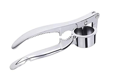 Knoblauchpresswerkzeug Küche Edelstahl Knoblauchpresse Brecher Hausmannskost Gemüse Ingwer Entsafter Stampfer Hand Ingwer Knoblauch gehackt