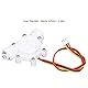 Wasserdurchflusssensor Wasser Hall Effekt Sensor, G1/4 DC3.5-24V Wasserdurchflusssensor Kontroll Hall Durchflusssensor für Wasserkühler, Kaffeemaschine, Wasserfilter, 0,2-8 l/min