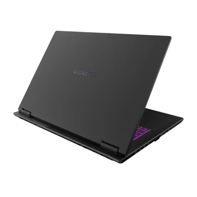 Image of GIGABYTE A18 2025 Laptop, 8-Core AMD Ryzen 7 260, 18 inch WQXGA 165Hz IPS Display, NVIDIA GeForce RTX 5060, 48GB DDR5 2TB SSD, Single-Zone RGB Backlit Keyboard, Wi-Fi 6E, Win11 Home
