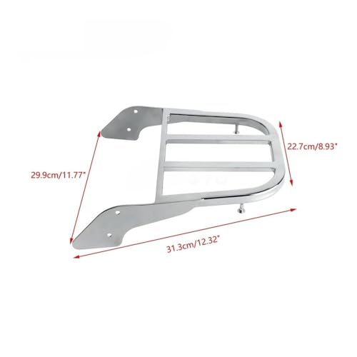 Support porte-bagages moto arrière pour Shadow ACE 750 afin de stabiliser vos longs trajets - 5