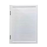 Installation facile : cette porte battante rectangulaire noire et blanche dispose d'un design élégant qui s'intègre parfaitement dans n'importe quel espace, avec tous les accessoires nécessaires inclus pour une installation simple et rapide sans complications.