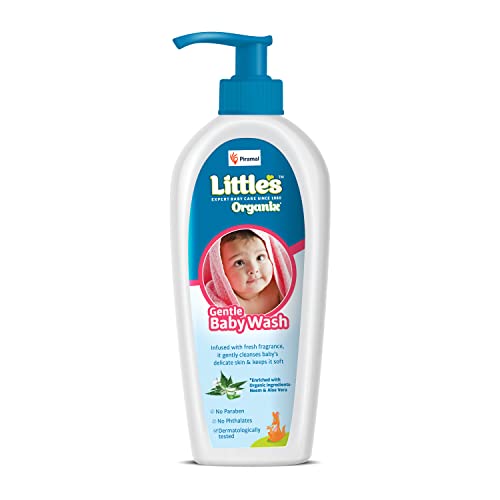 Little’s Organix Gentle Baby Wash 400ml – Pump Pack | Dermatologically Tested | With Organic Aloe Vera & Neem | PH Balanced | All Skin Types For Rs. 175 @ 34% off
