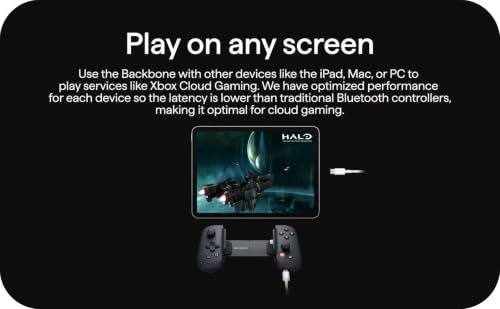 Image of BACKBONE One Mobile Gaming Controller (PlayStation Edition), Phone Controller for Android & iPhone 15 /16 /17 Series, 2nd Gen, Play Xbox, Fortnite, Call of Duty, With 3-Months Apple Arcade Access
