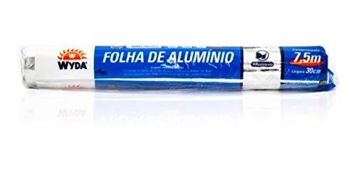 20 Rolos Papel Alumínio 30cm X 7,5cm Wyda