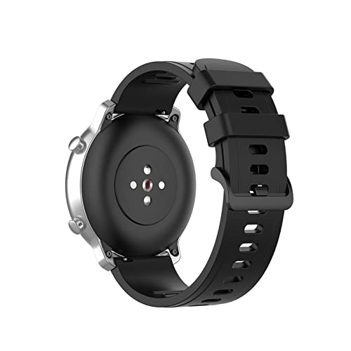 Bracelet de montre en silicone 20mm et 22mm universel pour montre connectée sport