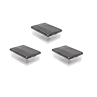 BranQ - Home essential Shoe Box Shoe Box with Ventilation Holes and Lid Plastic, 8 L, Set of 3