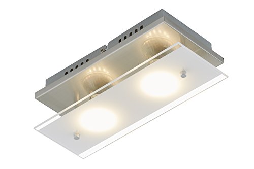 Preisvergleich Produktbild Briloner Leuchten Deckenleuchte, LED Lampe, Deckenlampe, LED Strahler, Spots, Wohnzimmerlampe, Deckenstrahler, Deckenleuchte Wohnzimmer, Deckenspot, Deckenbeleuchtung