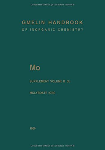 Buy Mo Molybdenum (Gmelin Handbook of Inorganic a) — BookShops.in