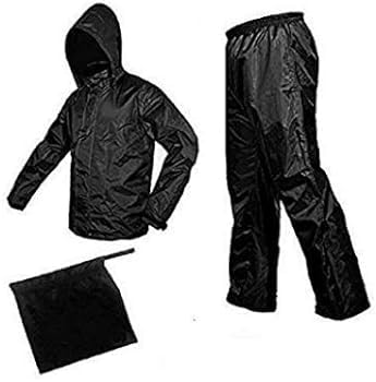 vaanik Unisex Raincoat XXL Black Polyester Regular Rain Coat for Bike Riding, Travel and Outdoor Work, Hand Wash Only-picture-12