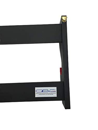 Supporto Da Parete Per Katana In Legno Con Velluto Rosso - Porta Spade Samurai 1 Posto - Foto 4