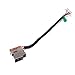 Charging Port DC in Power Jack Cable Replacement for HP 15-AC 15-AF 15-AC163NR 799736-Y57 799736-S57 799736-T57